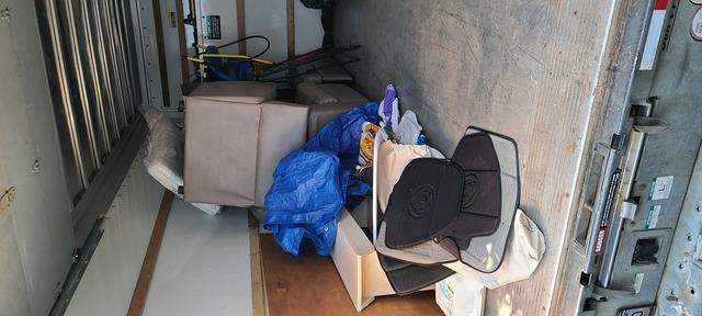 Furniture and other items loaded into Truck