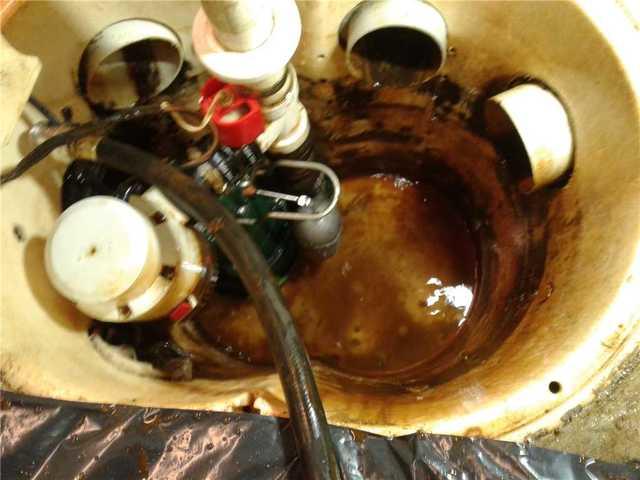 Sump Pump Cleaned