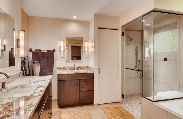 Primary Bathroom with Separate Vanities