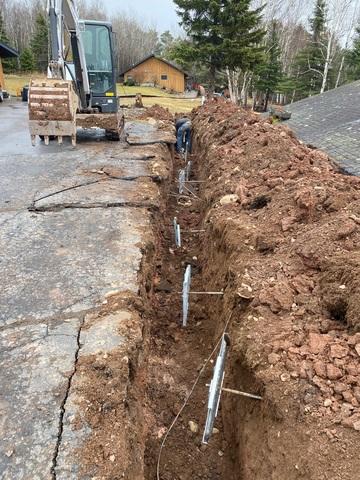 8 Earth Anchors Installed