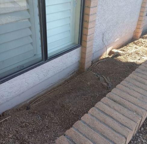 Concrete Stem Wall Repair - Before