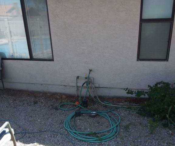 Concrete Stem Wall Repair - Another Before Photo