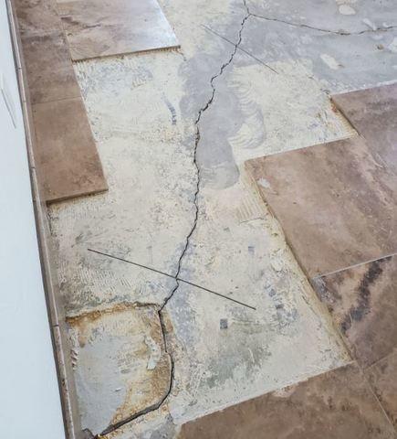 Concrete Foundation Slab Crack