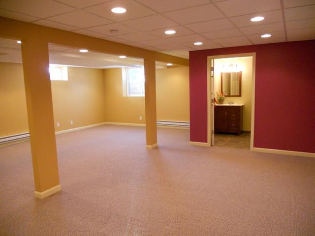 Badger Basement Systems - Basement Finishing Photo Album - Painted TBF Job