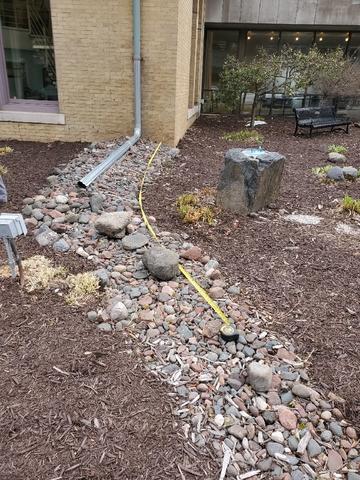 Discharge will Follow Gutter Drainage