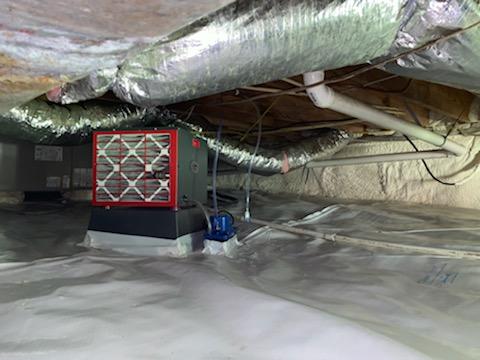 Crawl Space Dehumidifier