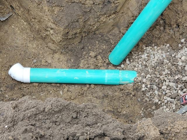 First Gravity Discharge Pipe