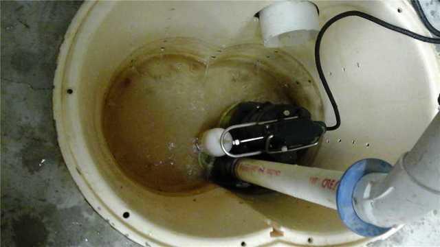 Sump Pump Cleaned