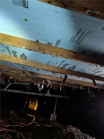 Ceiling of the Crawlspace