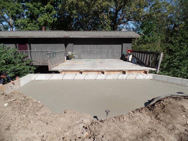 Stable Fill Concrete Mix Being Poured