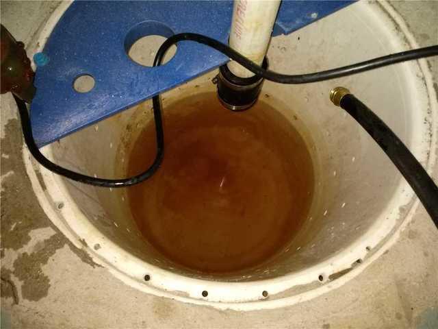 Sump Pump Before Maintenance