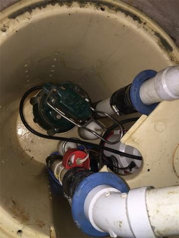 Sump Pump Cleaned