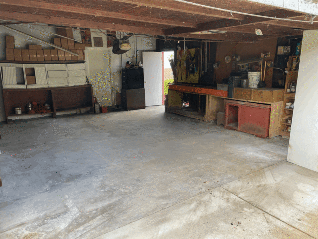 garage after