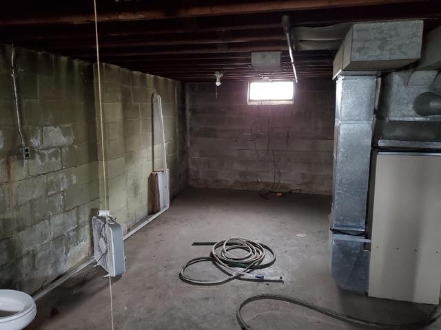 Alternate Before Photo - Failing Walls In Mountain Iron, Minnesota