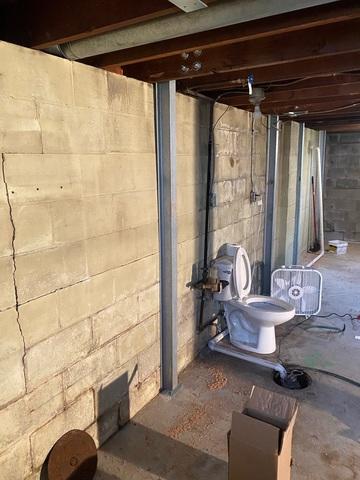 PowerBrace™ Support Beams Stabilize Bowing Walls In Mountain Iron, MN