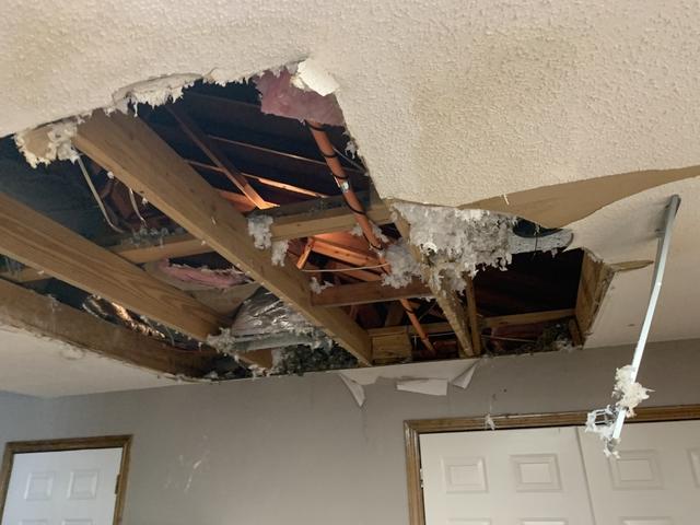 Before Water Damage Cleanup