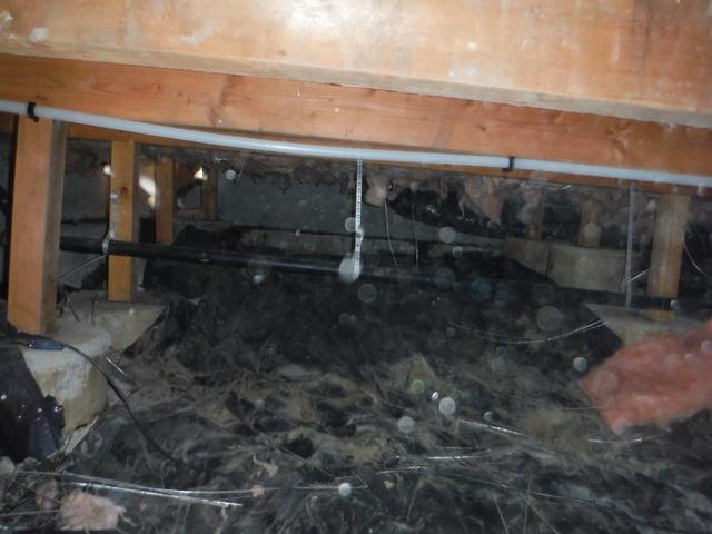 Loose and Dirty Vapor Barrier