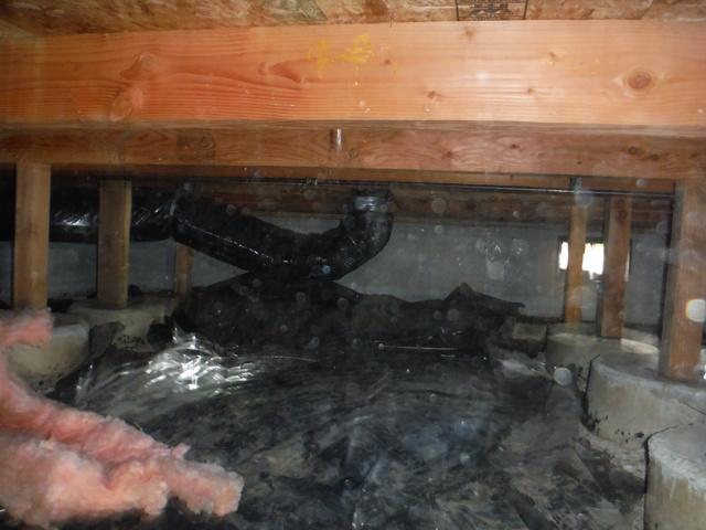 Insulation fell down