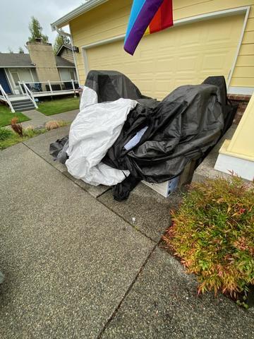 Items for curbside pickup