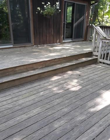Deck Needs Power Washing