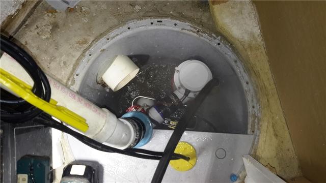 Sump Pump Cleaned