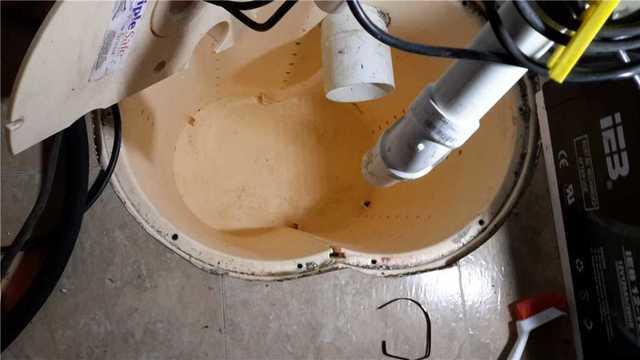 Sump Pump Cleaned
