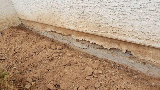 Before the Stem Wall Repair