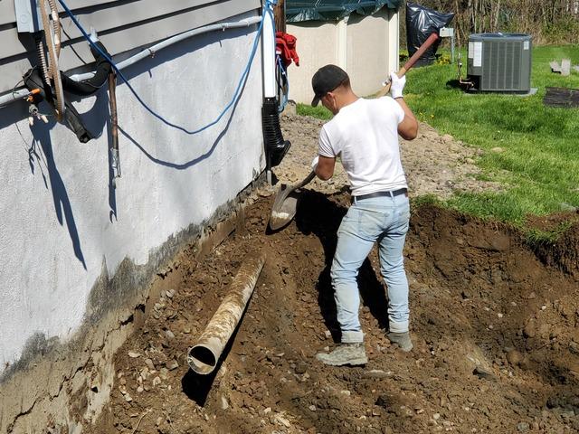 Removing The Old Footing Drain