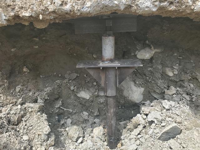 Close Up Of Pier #2 On The Back Side