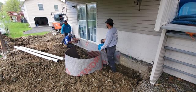 Finishing Up Our Foundation Waterproofing Coating