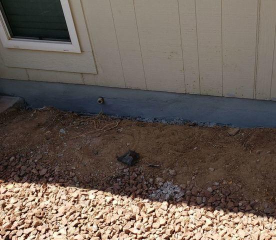Concrete Stem Wall Repair - After