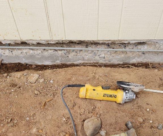 Mid Concrete Stem Wall Reapir