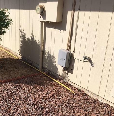 Stem Wall Repair Under Utility Lines