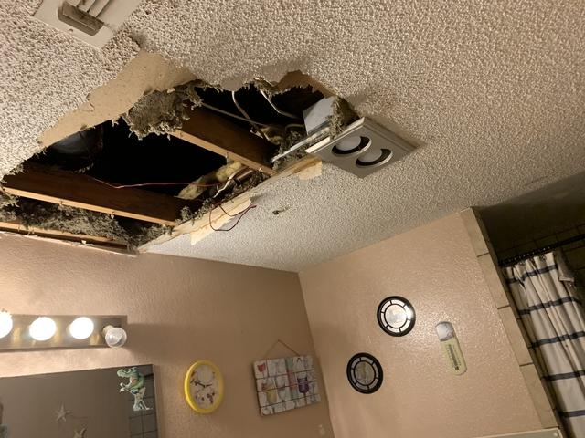 Before Water Damage Cleanup