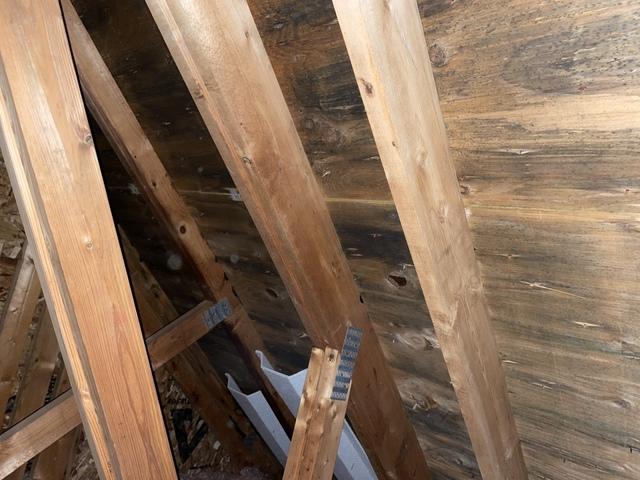 Attic sheathing boards