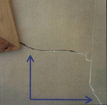 Interior Cracks Near a Window