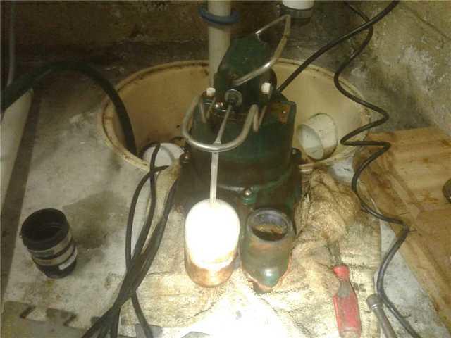 Sump Pump Cleaned