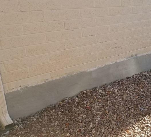 Stem Wall Repair was Done