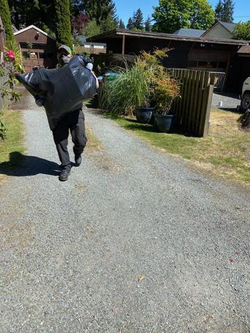 Our lugger removing items