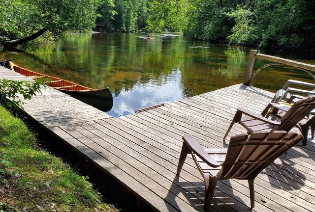 Dock is Higher Than Canoe Landing