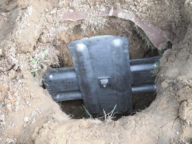 Wall anchor final installation