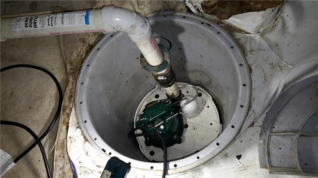 Sump Pump Cleaned