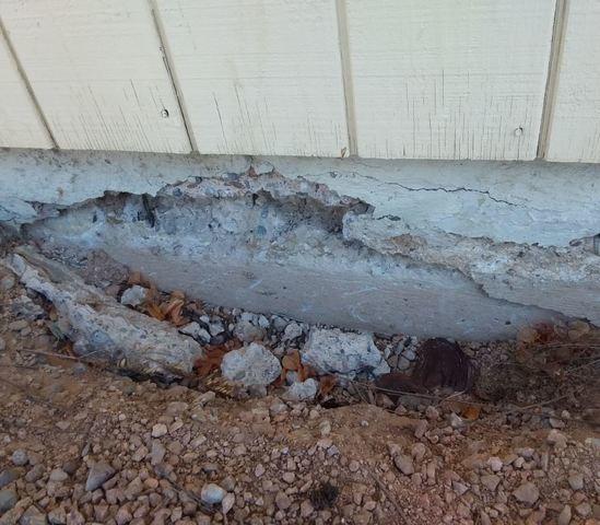 Exterior Signs of Advanced Rebar Oxidation and Rust Production