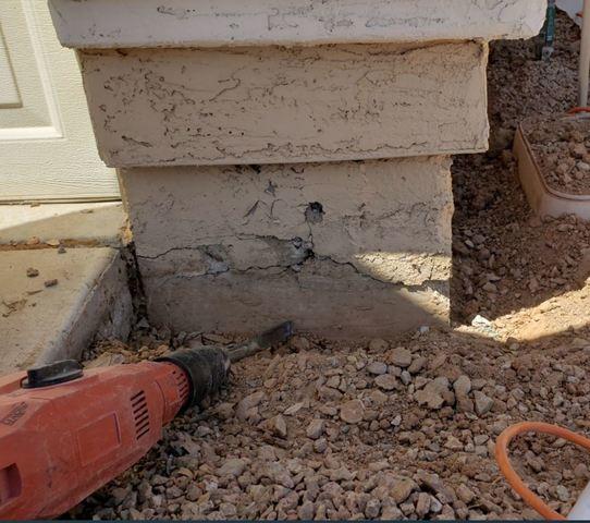Before Stem Wall Repair System