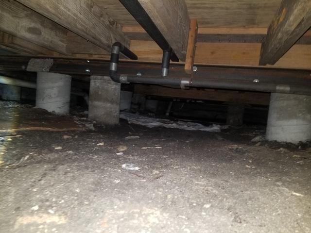 Before Crawl Space Encapsulation