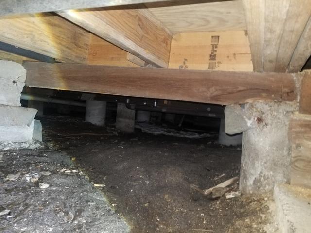 Before Crawl Space Encapsulation