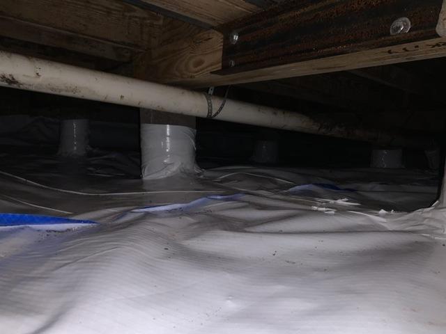 After Crawl Space Encapsulation