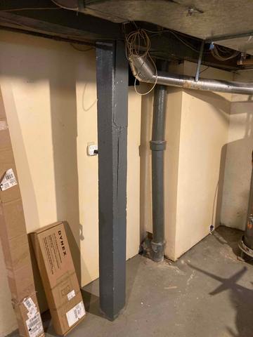 Settling Home Puts Stress on Original Supports