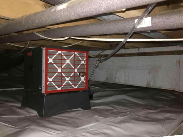 Crawl Space Dehumidifier