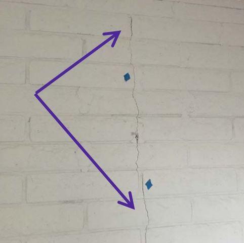 Interior Brickwork Cracks